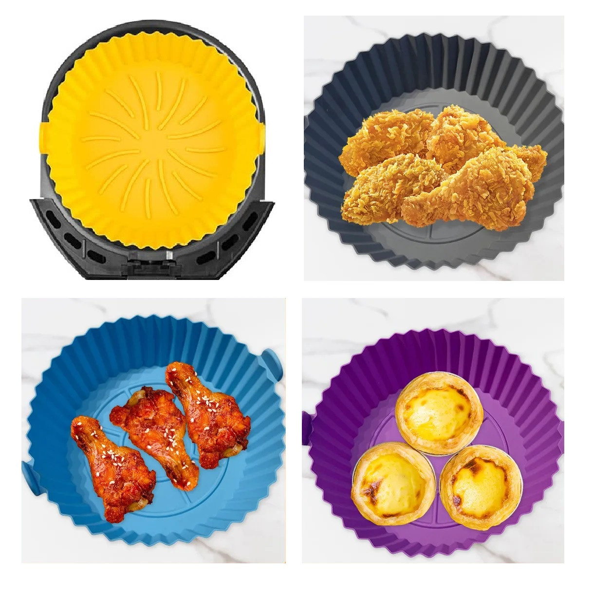 Miniatura 2 de Bandeja De Silicona Freidora 20CM